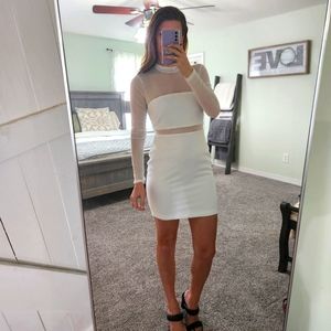 White Mini Dress, Medium